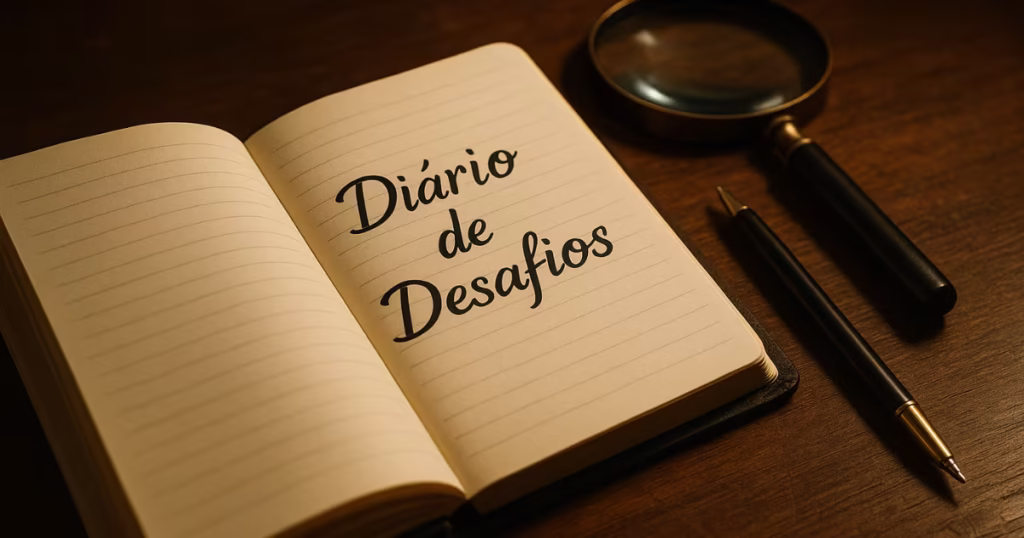 Diário de desafios, uma ferramenta para desenvolver a mentalidade de crescimento na prática.