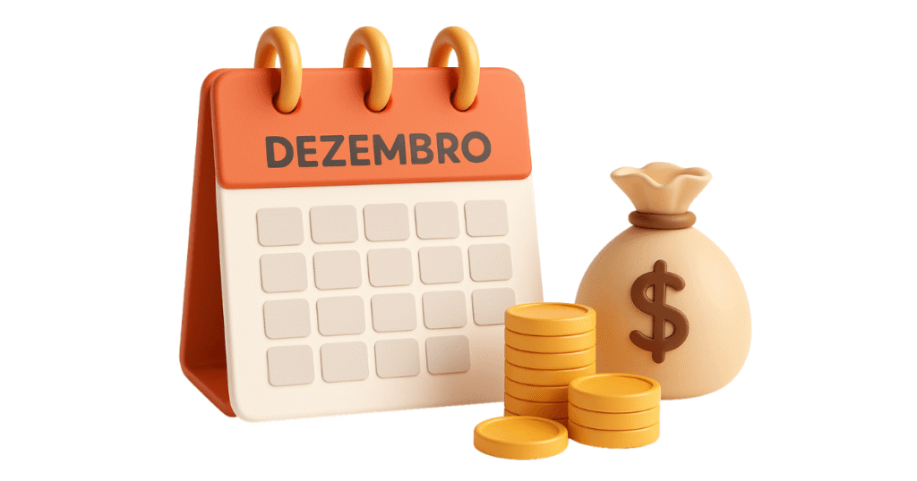 Ilustração representando o direito ao 13º salário para trabalhadores em home office.