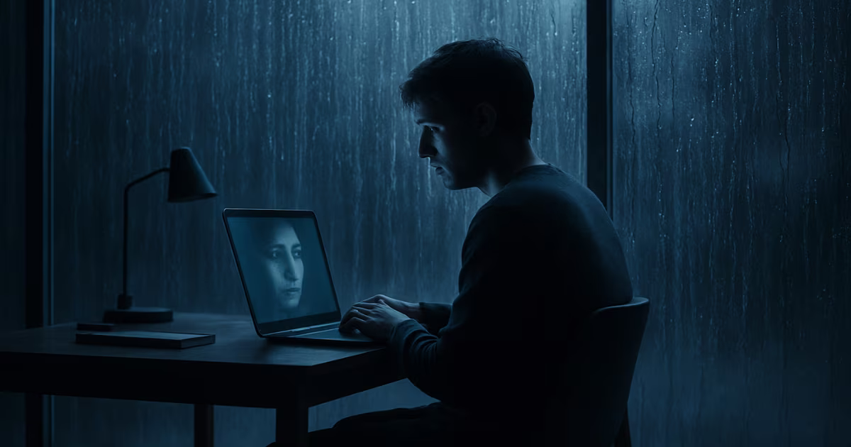 Foto conceitual representando a Síndrome do Chalé no home office.