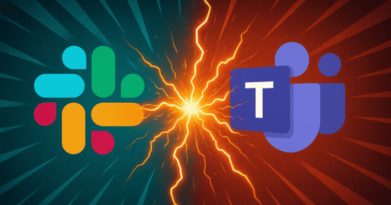 Comparativo entre Slack e Teams, as duas principais ferramentas de comunicação para equipes remotas.